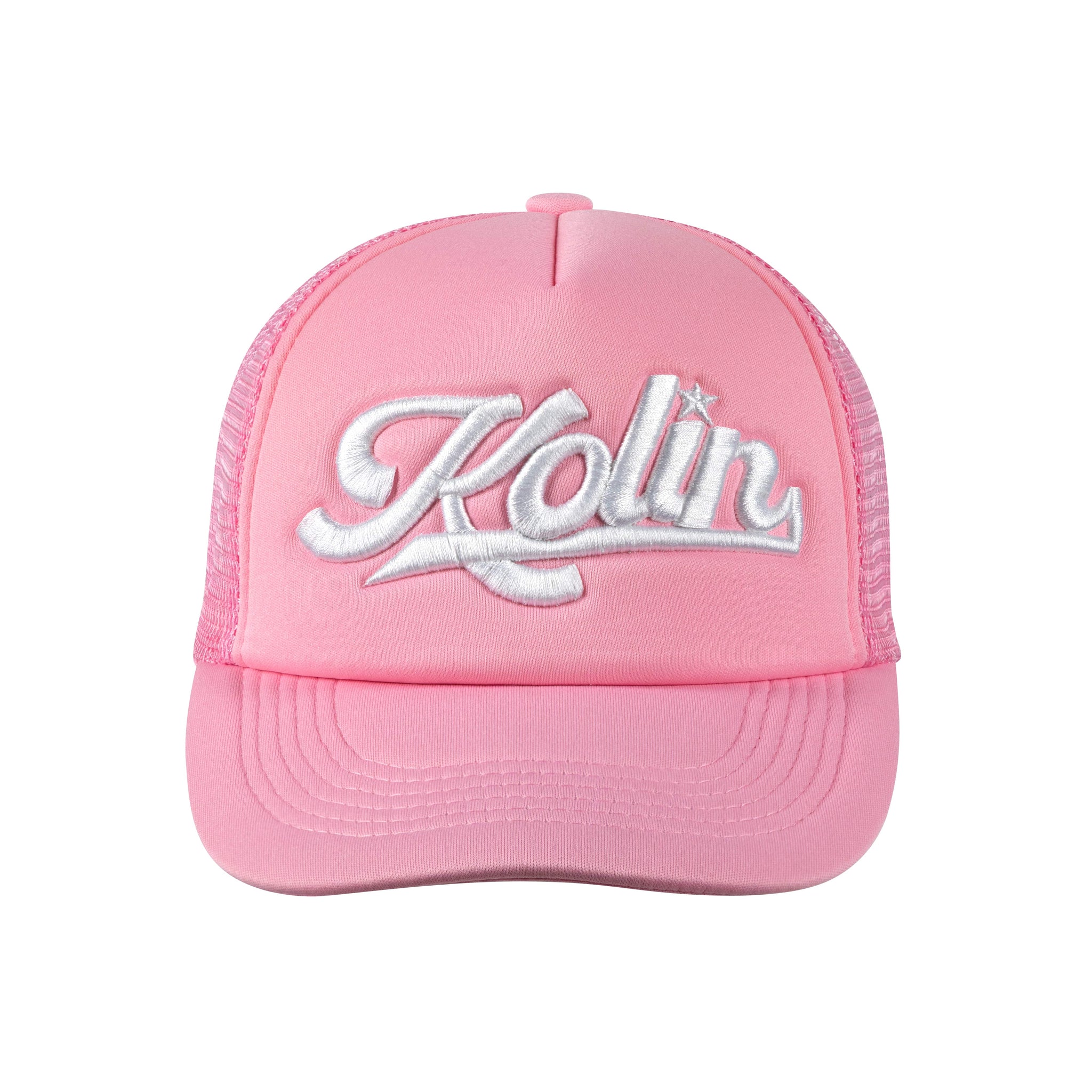 Gorro Kolin Rosa Blanco